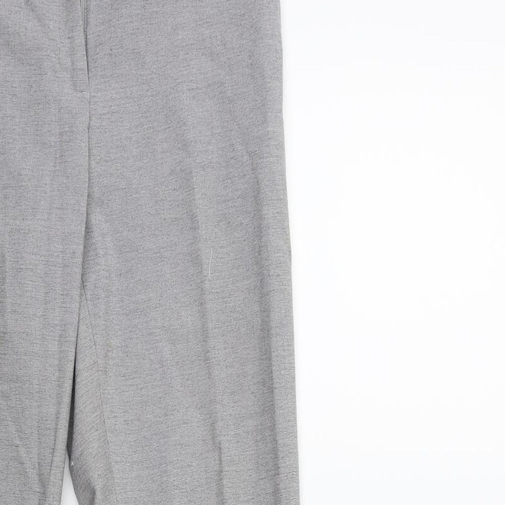 H&M Womens Grey   Trousers  Size 4 L28 in