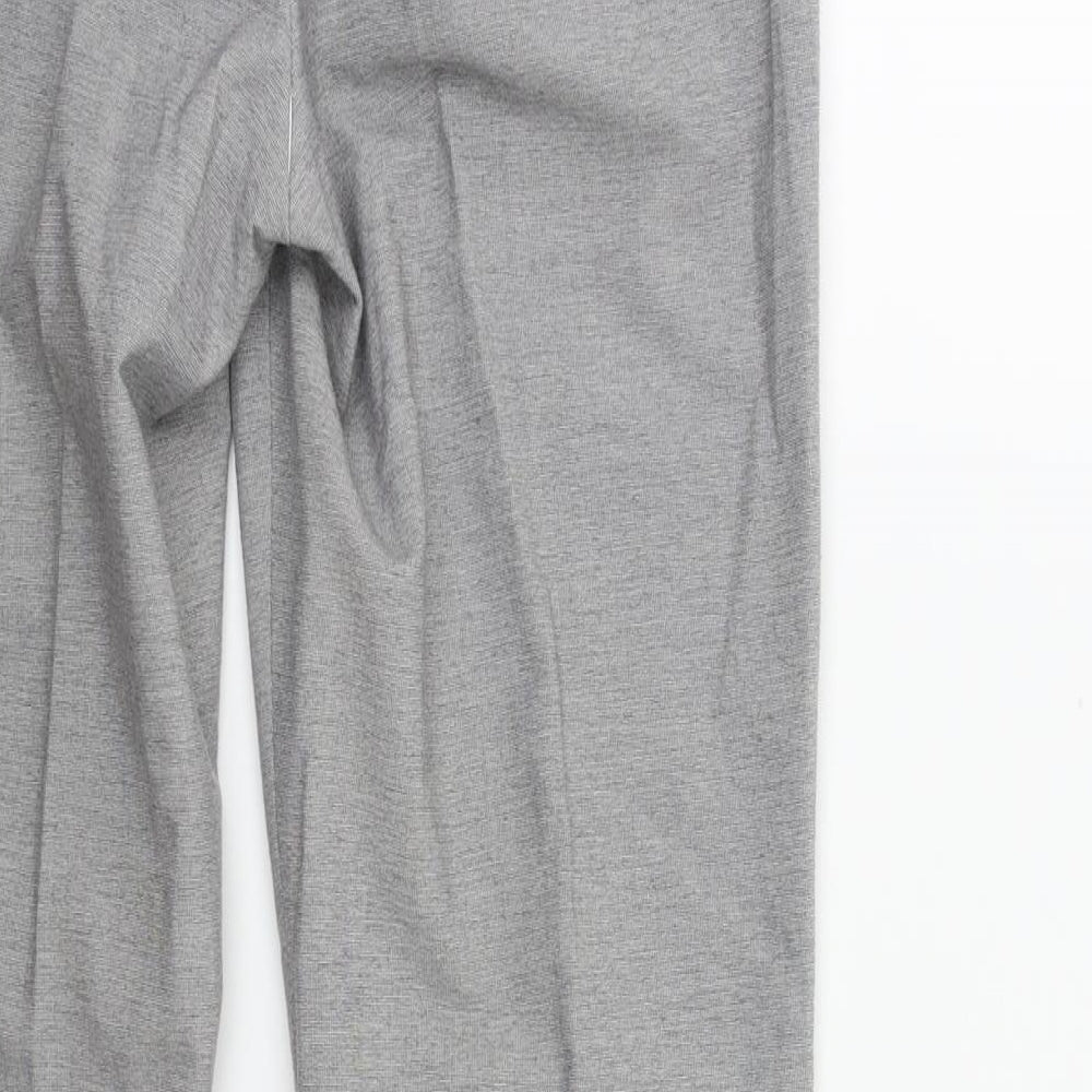 H&M Womens Grey   Trousers  Size 4 L28 in