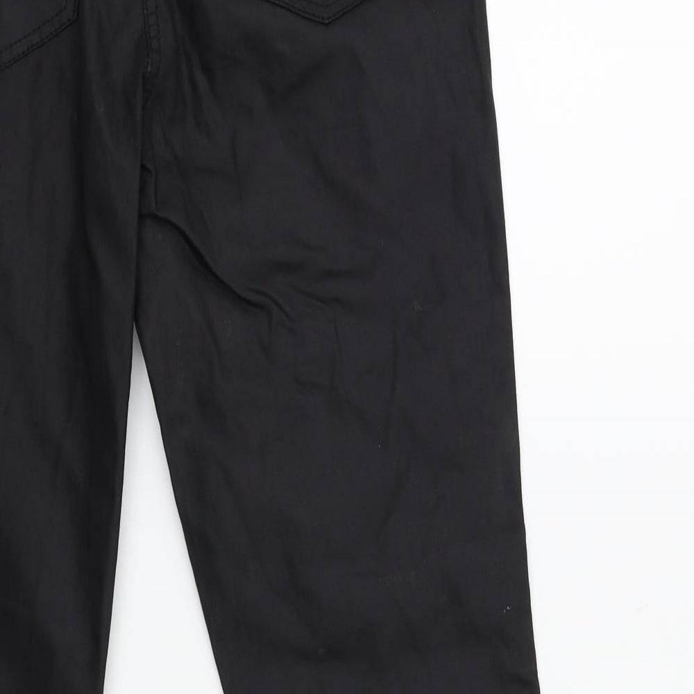 F&F Womens Black   Trousers  Size 12 L28 in
