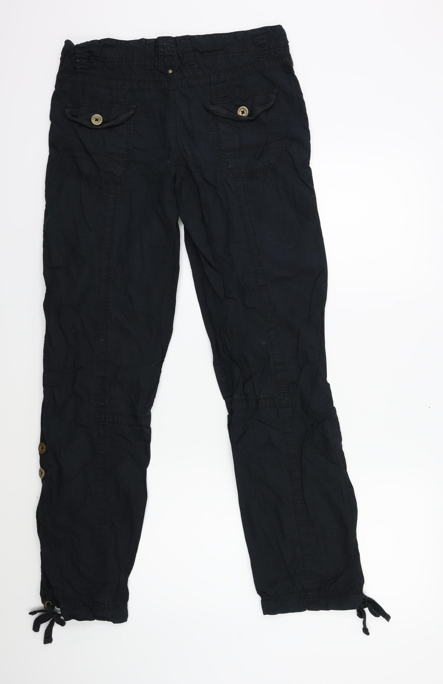 George Womens Black   Trousers  Size 10 L30 in
