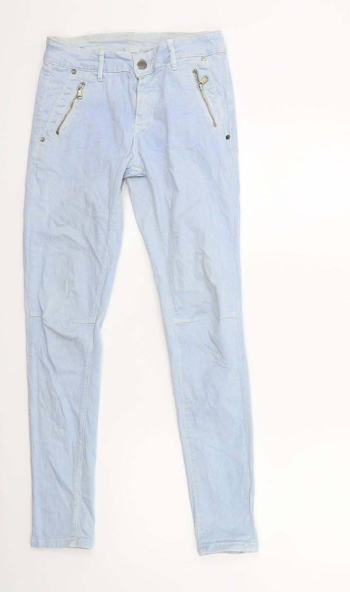 Preworn Womens Blue  Denim Skinny Jeans Size S L27 in