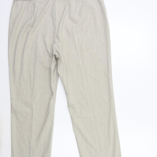 Marks and Spencer Womens Beige   Straight Jeans Size 16 L28 in
