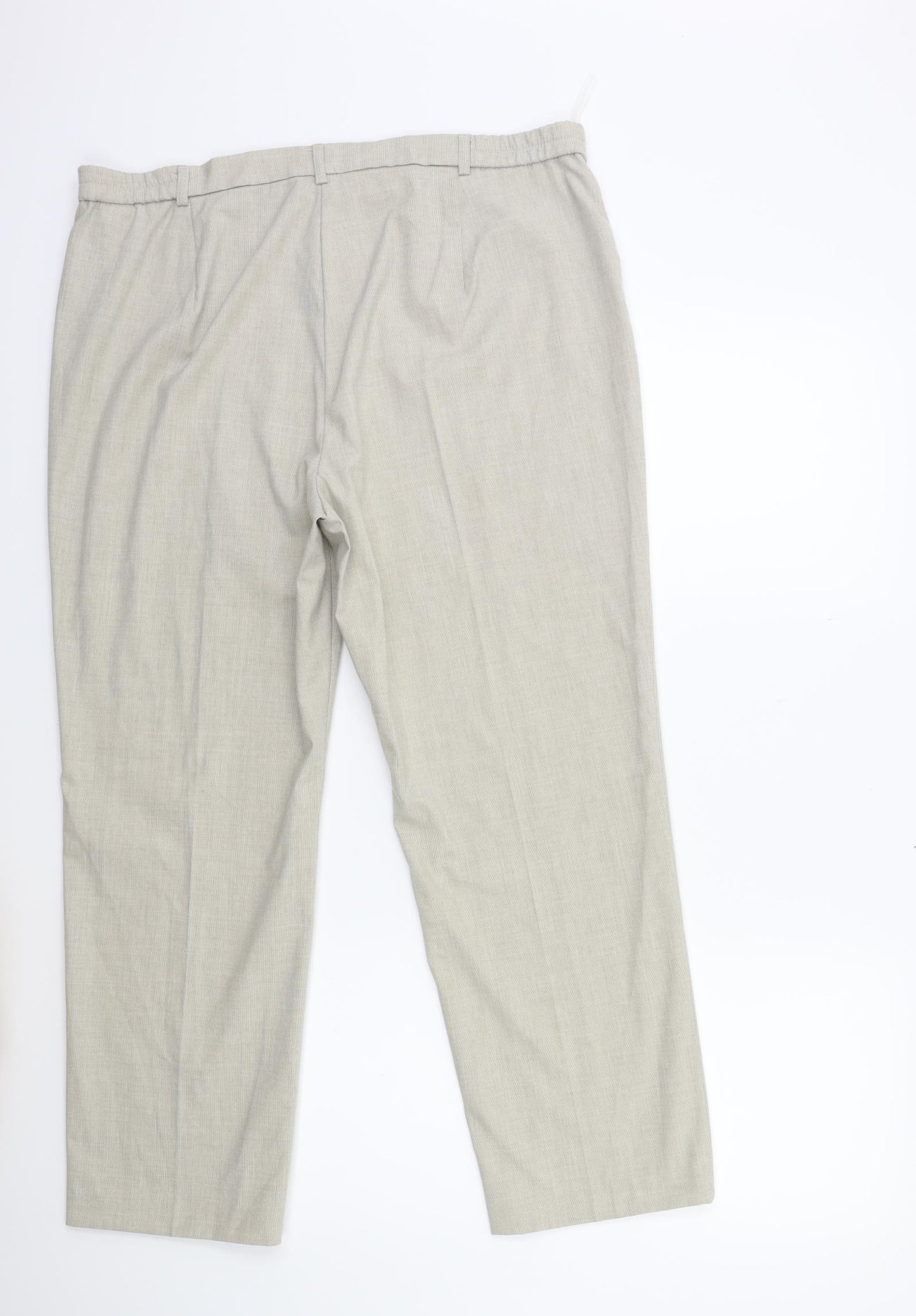 Marks and Spencer Womens Beige   Straight Jeans Size 16 L28 in