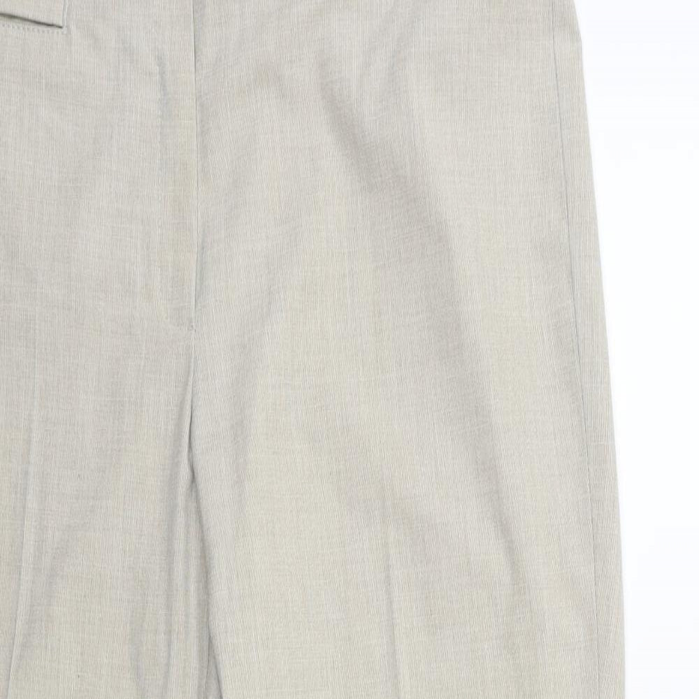 Marks and Spencer Womens Beige   Straight Jeans Size 16 L28 in
