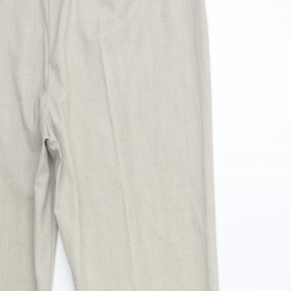 Marks and Spencer Womens Beige   Straight Jeans Size 16 L28 in