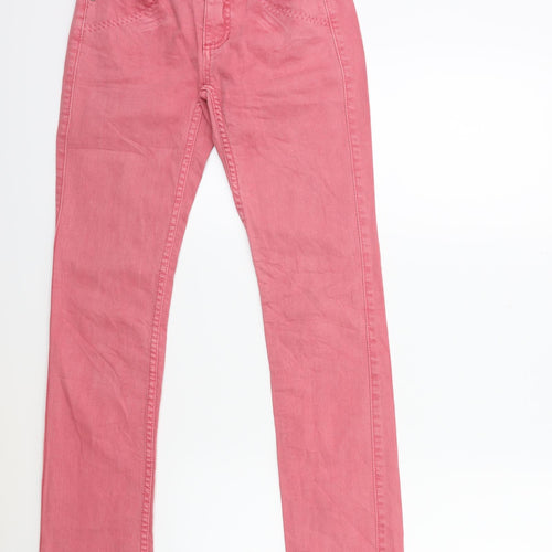 EDC Womens Pink  Denim Straight Jeans Size 30 in L26 in