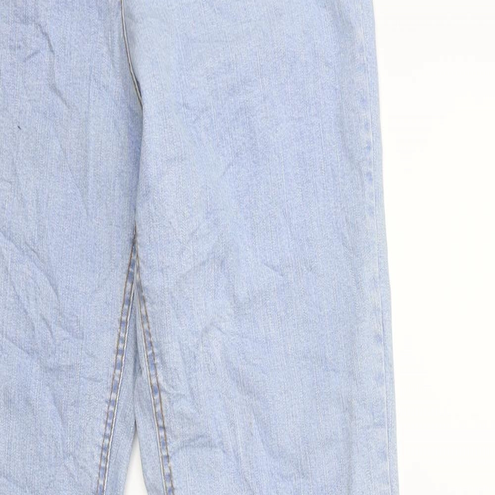 John Baner Womens Blue  Denim Straight Jeans Size 10 L32 in