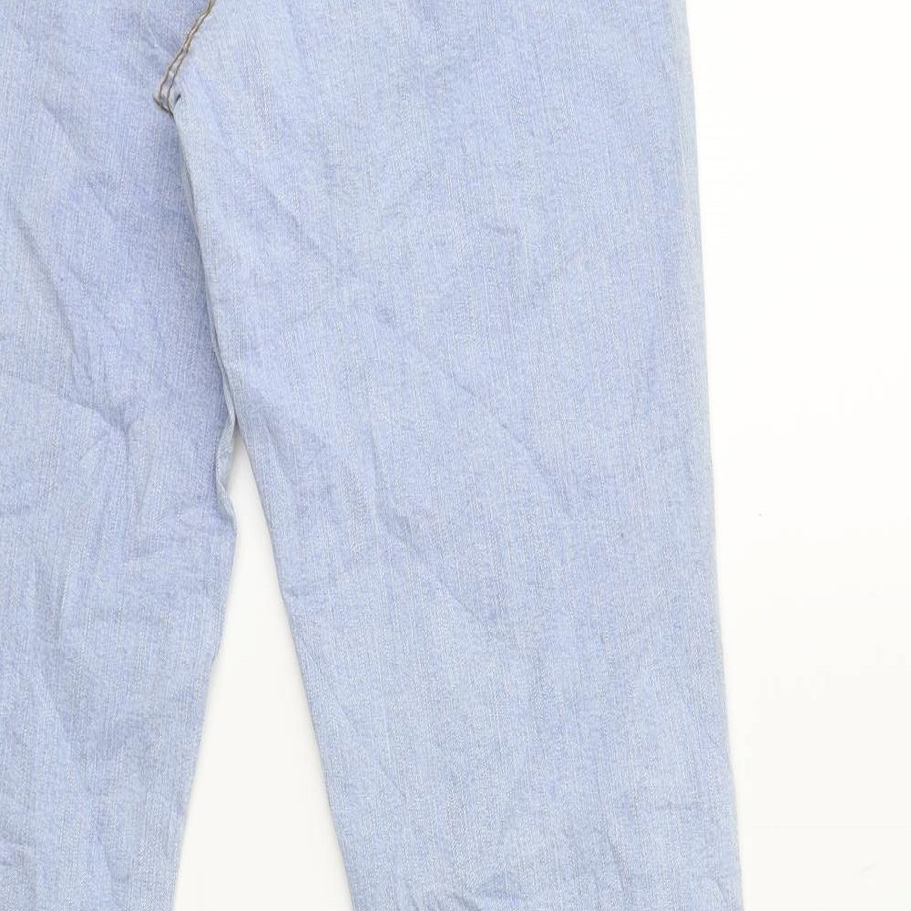 John Baner Womens Blue  Denim Straight Jeans Size 10 L32 in