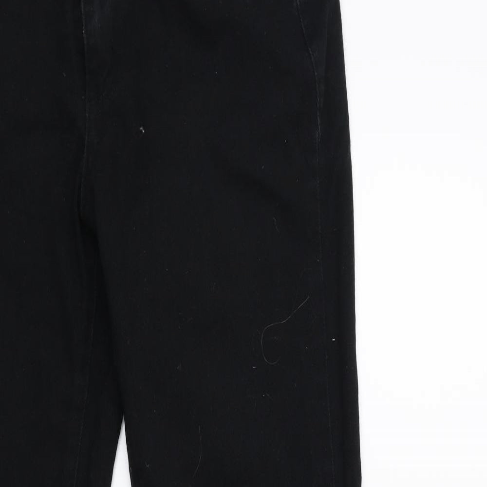 NEXT Womens Black  Denim Straight Jeans Size 12 L30 in