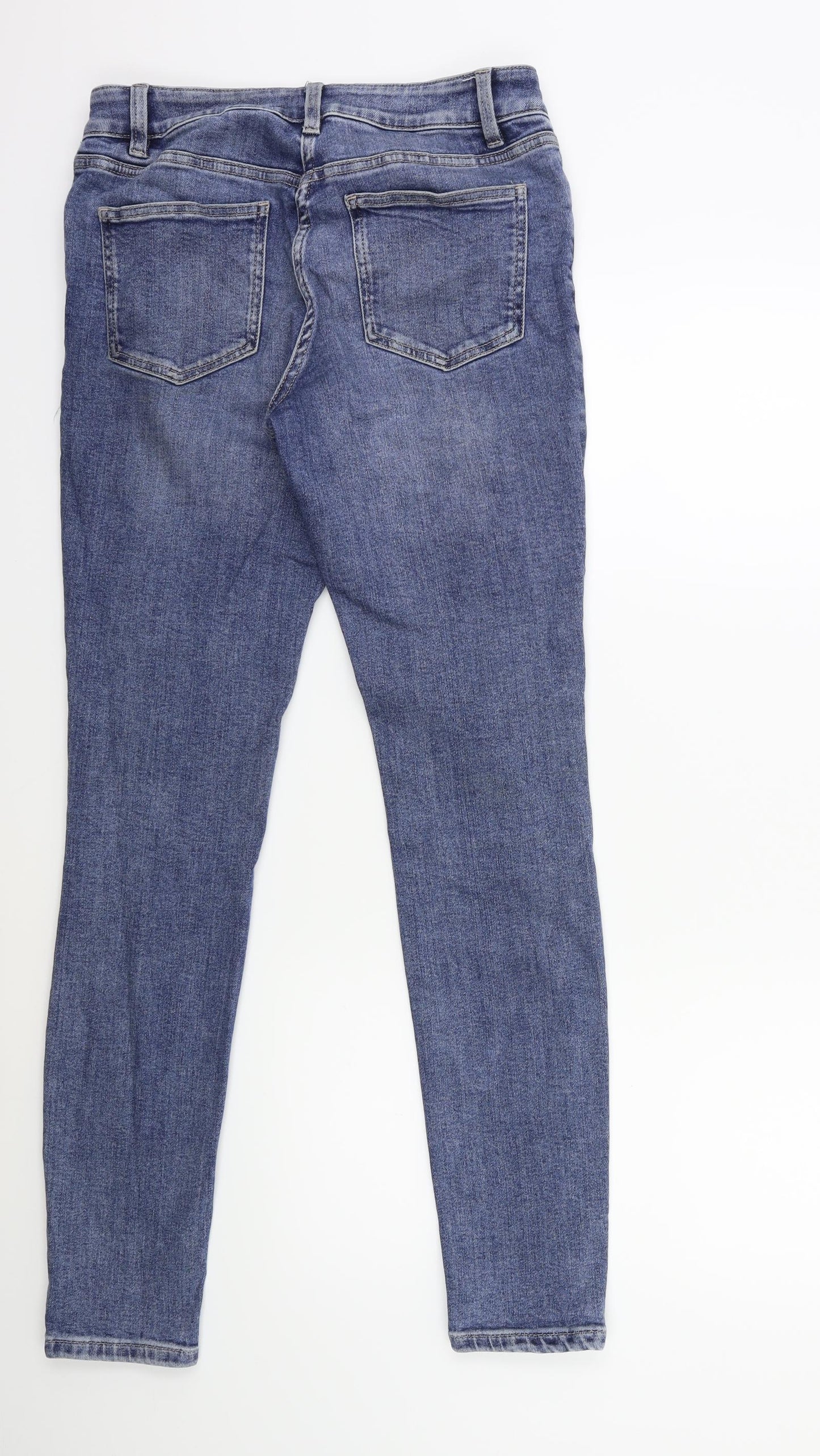 NEXT Womens Blue  Denim Skinny Jeans Size 10 L31 in