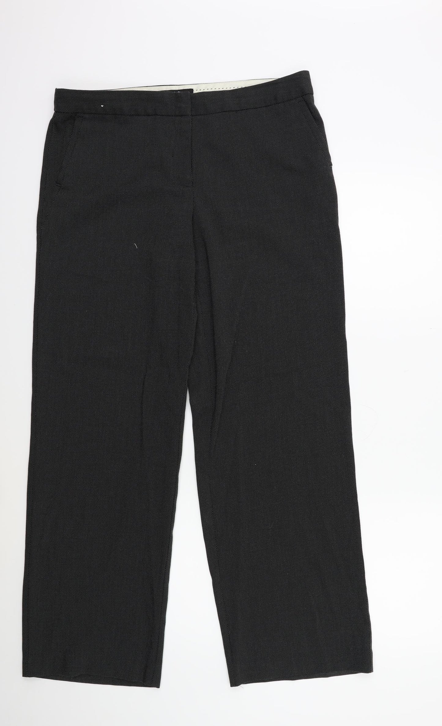 NEXT Womens Black Polka Dot  Trousers  Size 14 L30 in