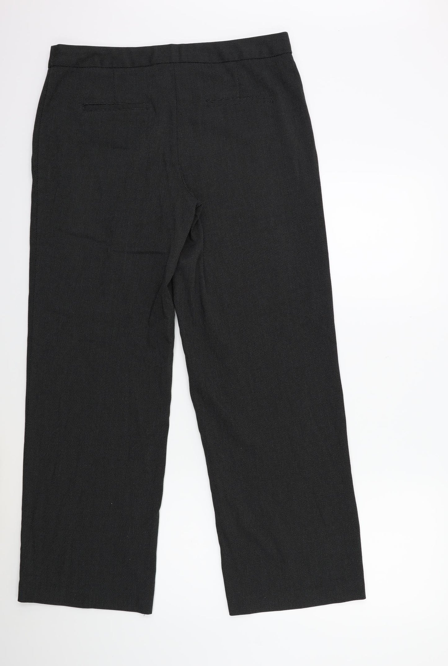 NEXT Womens Black Polka Dot  Trousers  Size 14 L30 in
