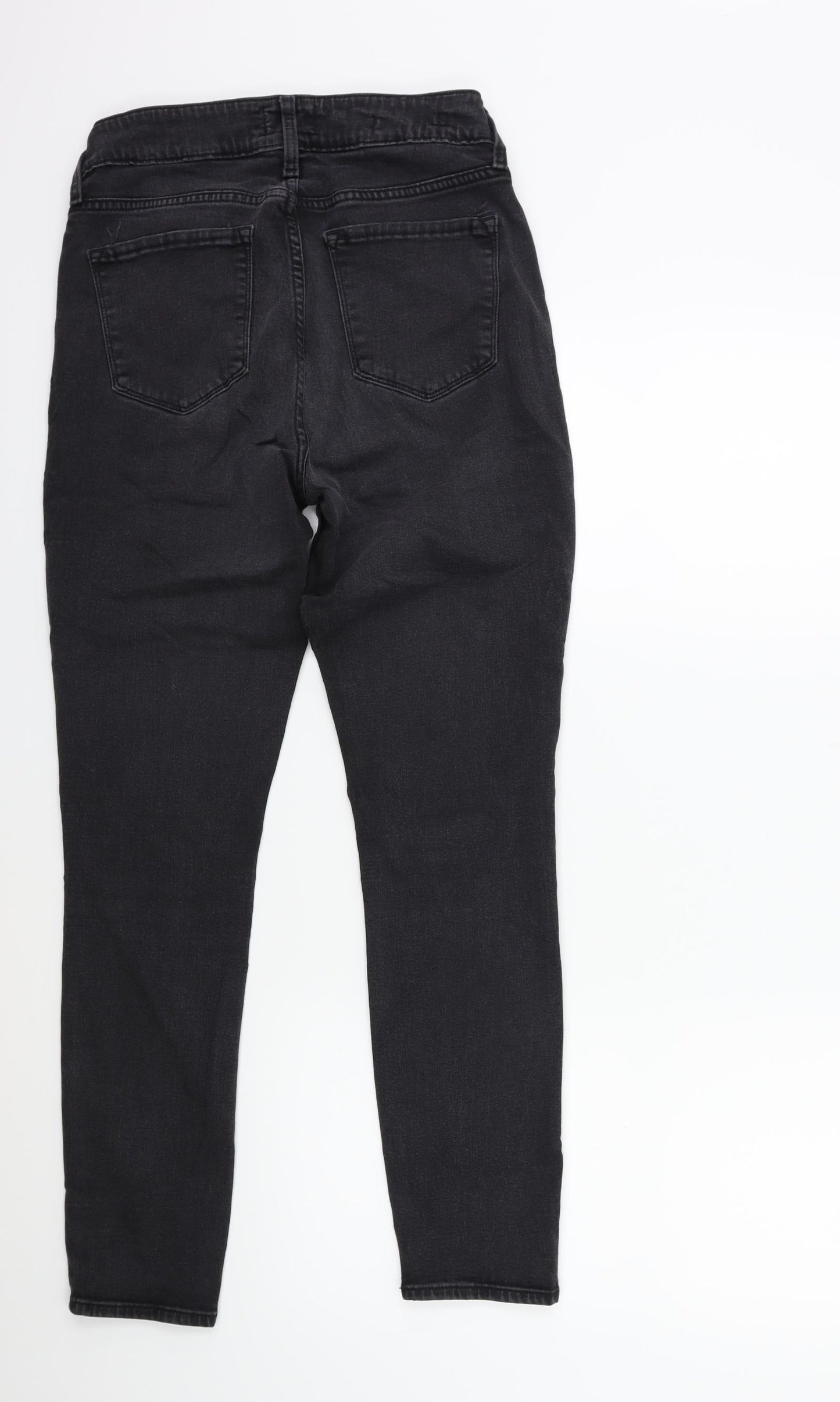 NYDJ Womens Black  Denim Skinny Jeans Size 8 L28 in
