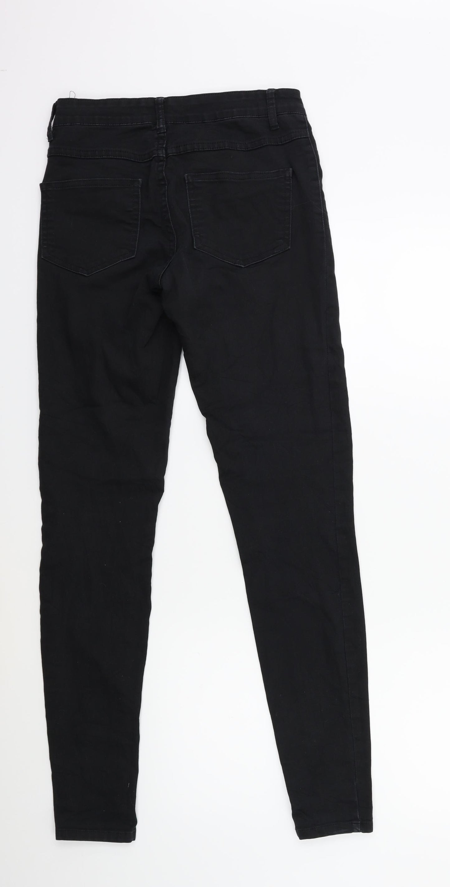 villa Womens Black  Denim Skinny Jeans Size S L32 in