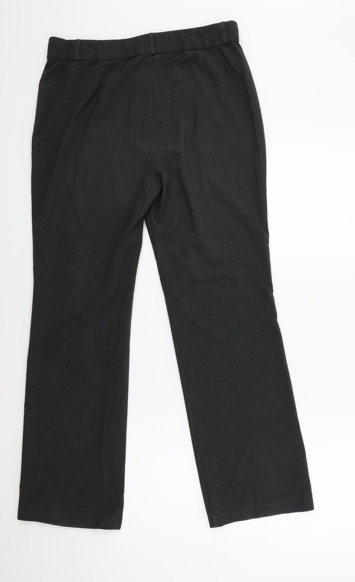 Marks and Spencer Womens Grey   Trousers  Size 12 L29 in