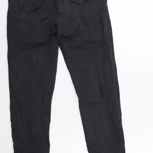 Preworn Womens Grey  Denim Skinny Jeans Size 14 L28 in