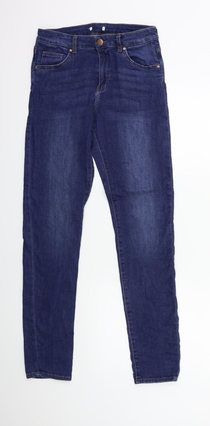 Preworn Womens Blue Denim Skinny Jeans Size 26 in L31 in