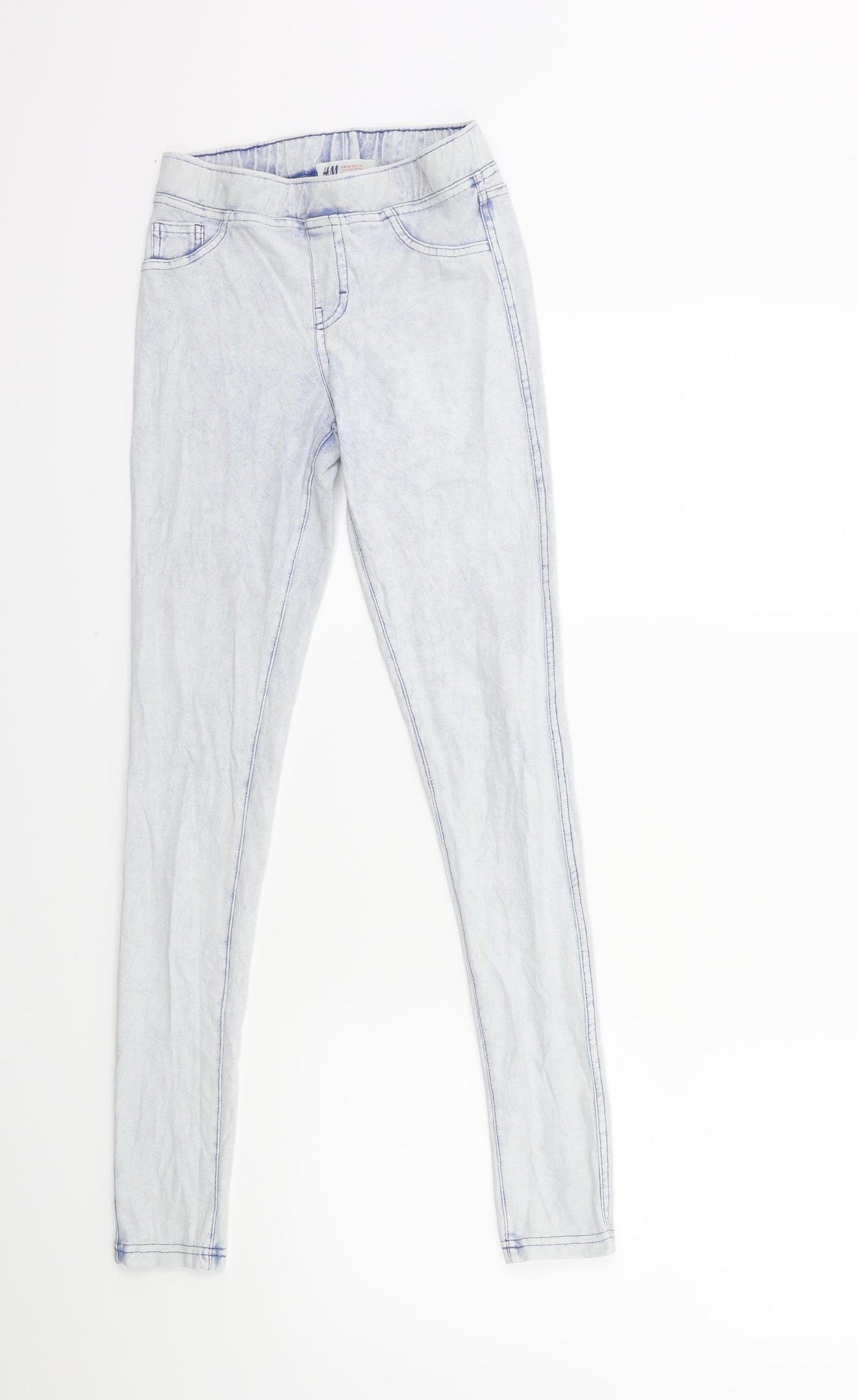 H&M Girls Blue  Denim Jegging Jeans Size 12-13 Years