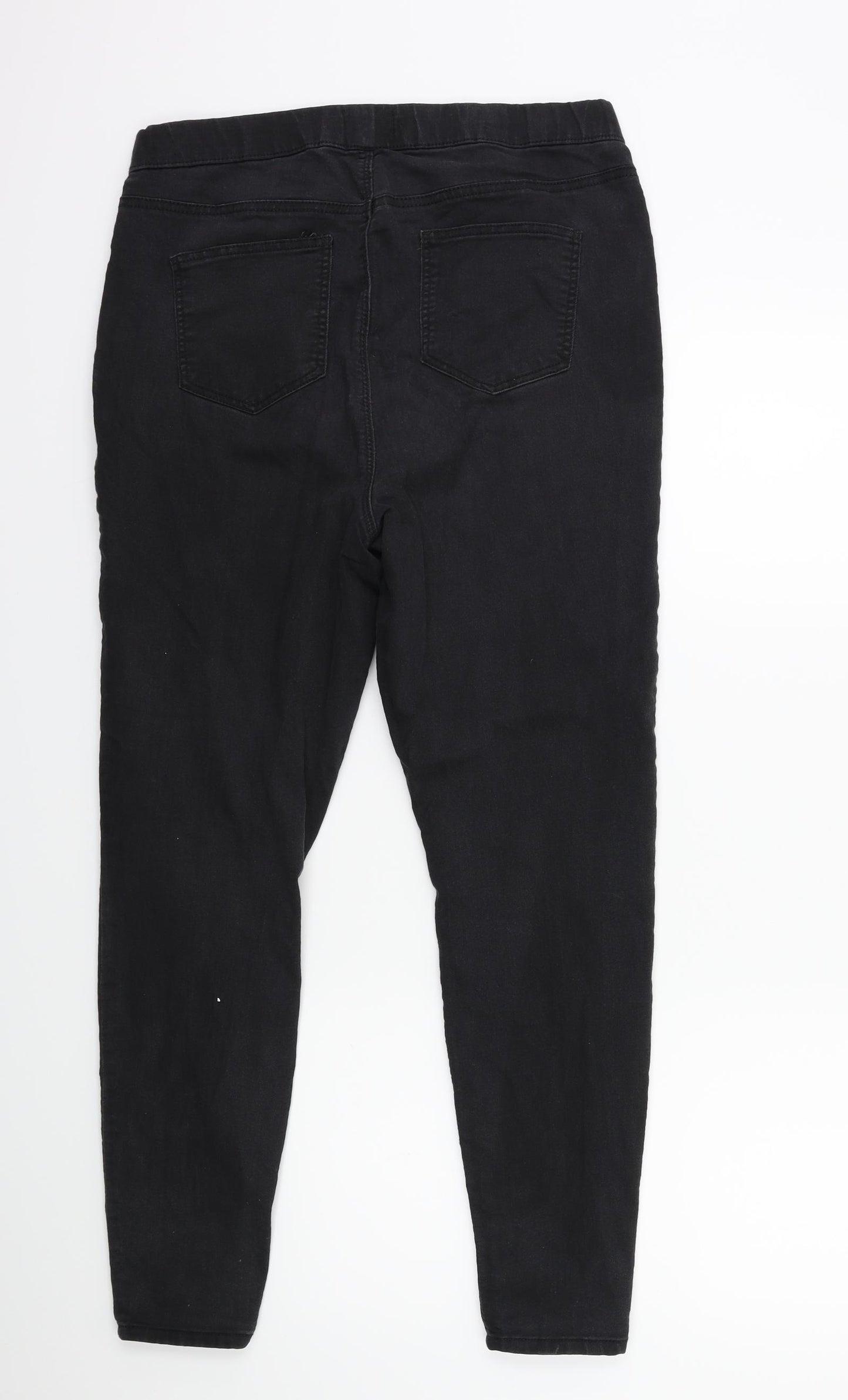 Papaya Womens Black  Denim Jegging Jeans Size 14 L27 in