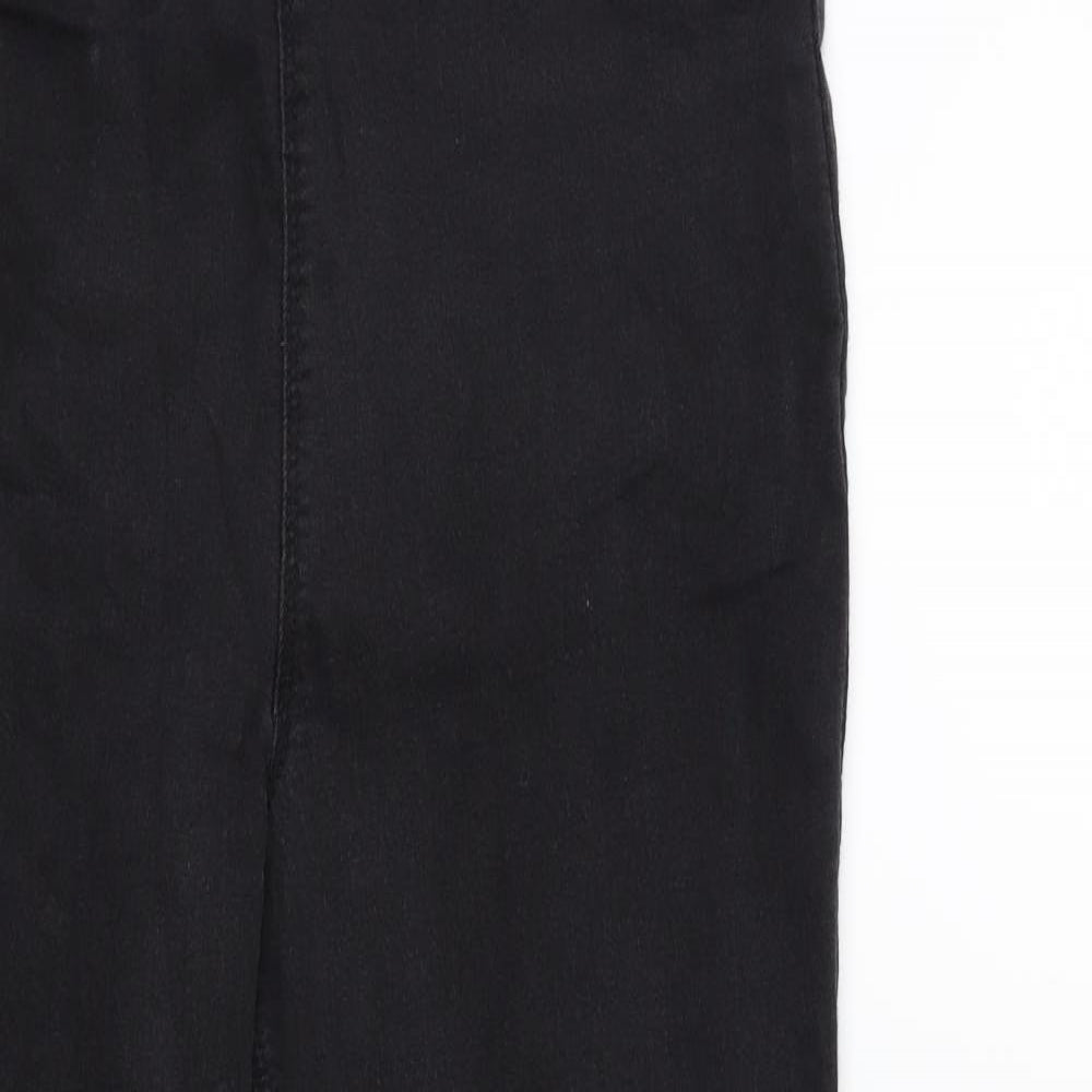 Papaya Womens Black  Denim Jegging Jeans Size 14 L27 in