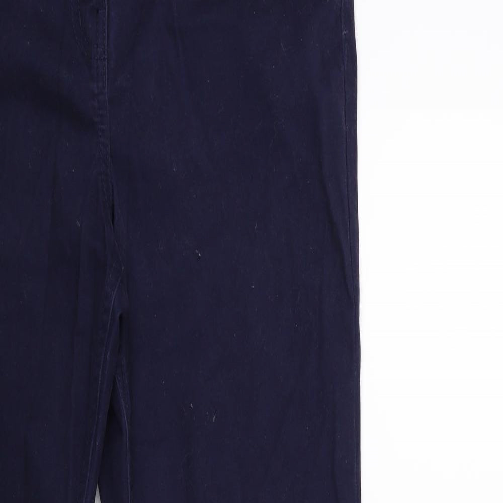 George Womens Blue   Trousers  Size 12 L28 in