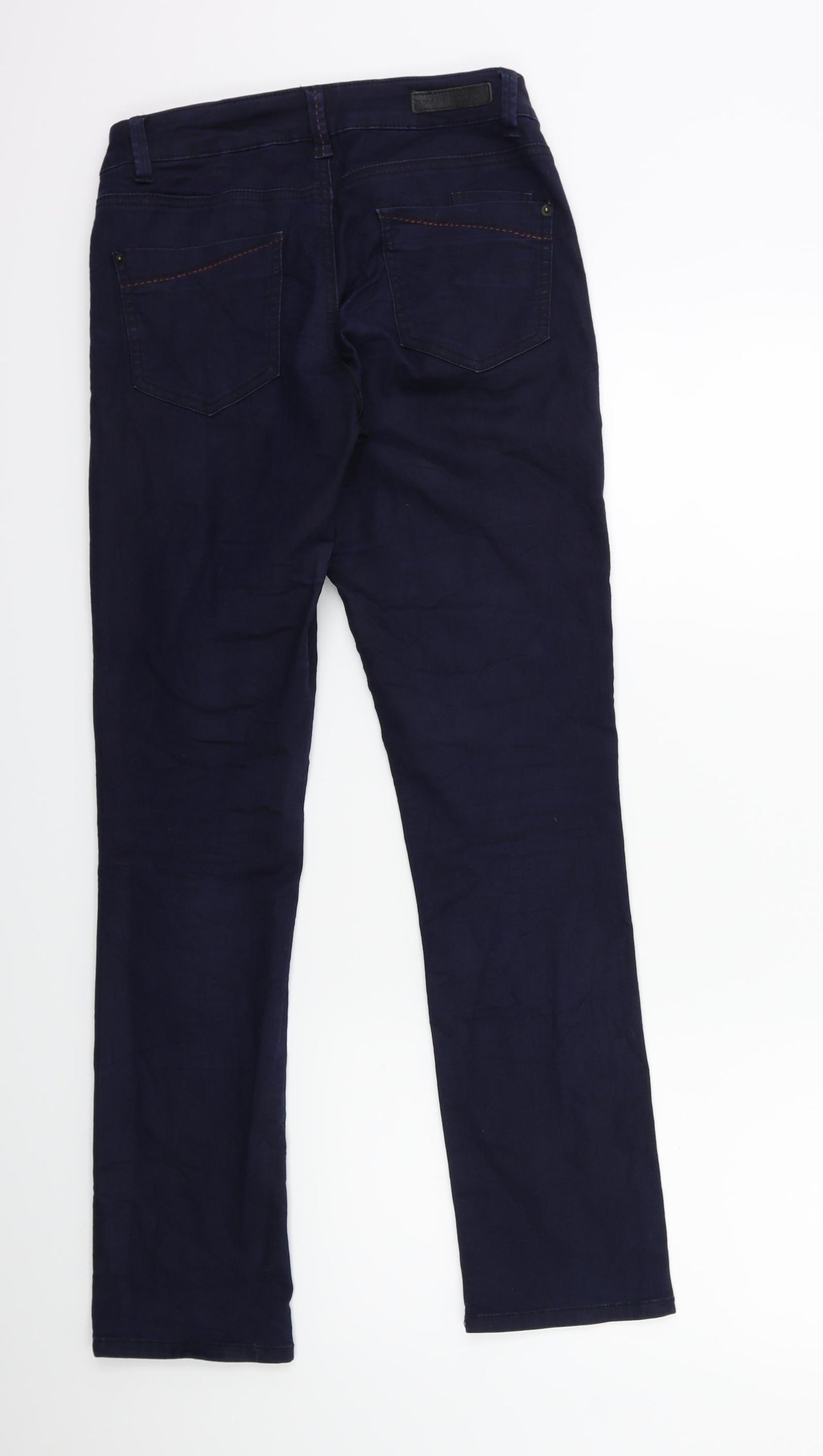 Zero Womens Blue  Denim Straight Jeans Size 6 L29 in