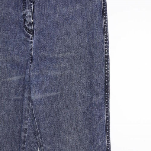 Michele Boyard Womens Blue  Denim Straight Jeans Size 30 in L29 in