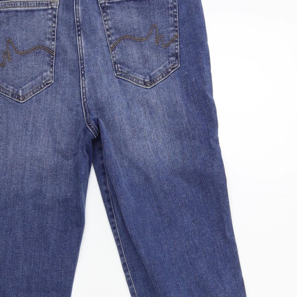 NEXT Womens Blue  Denim Cropped Jeans Size 14 L22 in