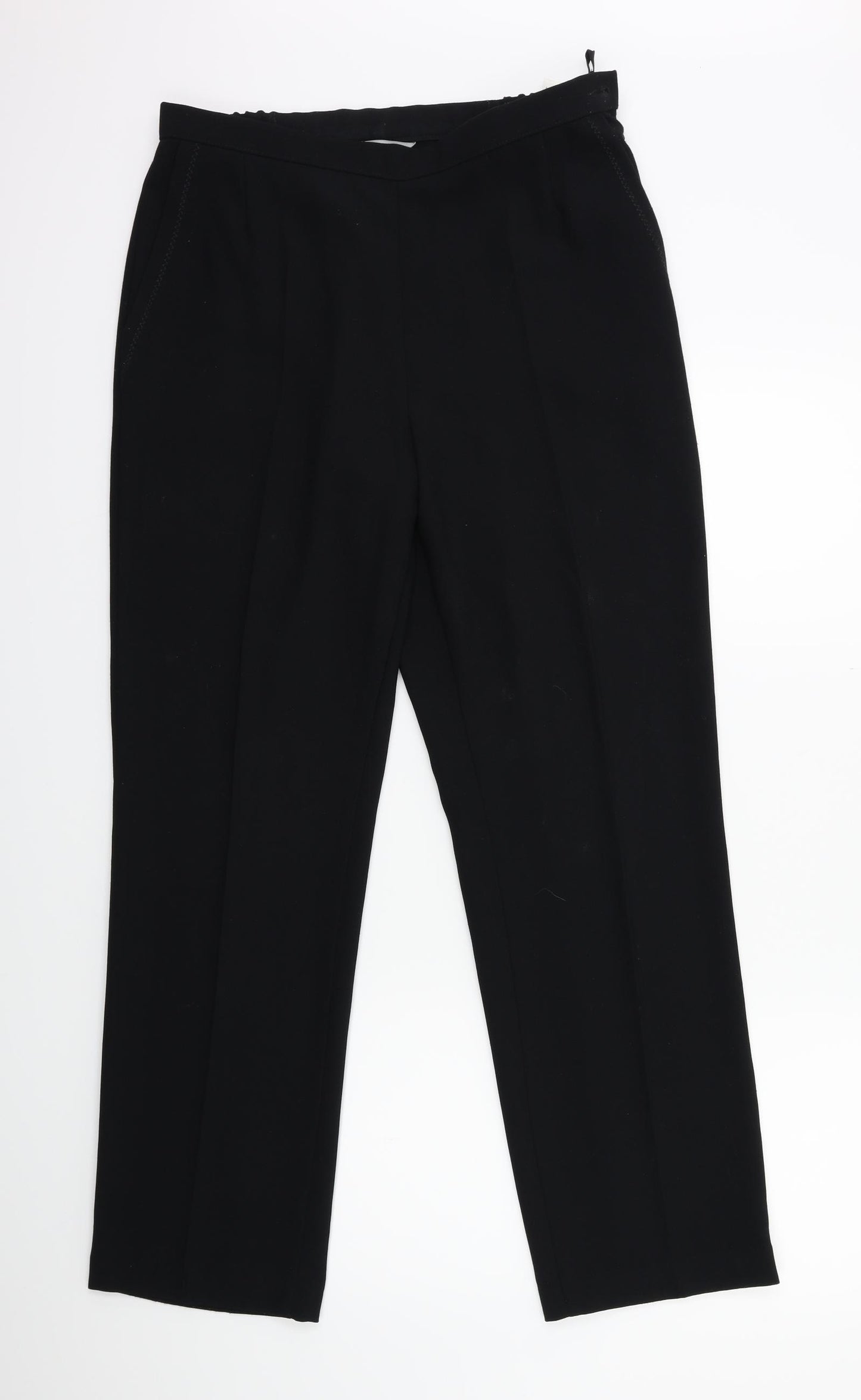 Marks and Spencer Womens Black   Trousers  Size 12 L29 in