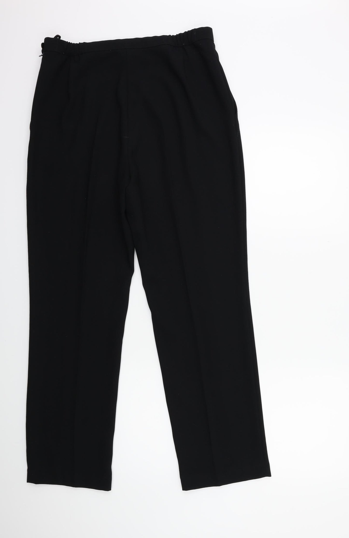 Marks and Spencer Womens Black   Trousers  Size 12 L29 in