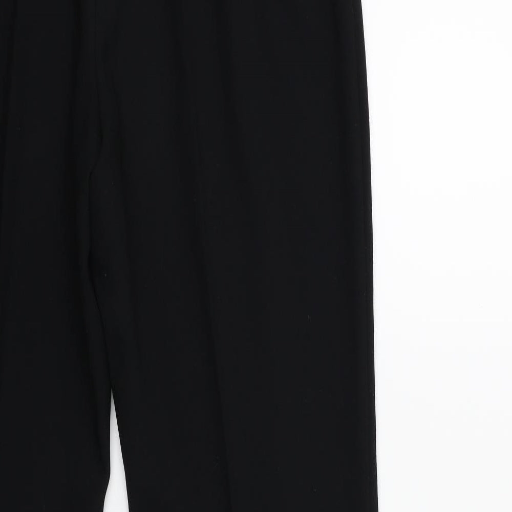 Marks and Spencer Womens Black   Trousers  Size 12 L29 in
