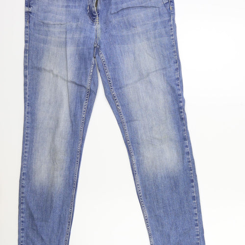 Cecil Womens Blue  Denim Straight Jeans Size 32 in L29 in