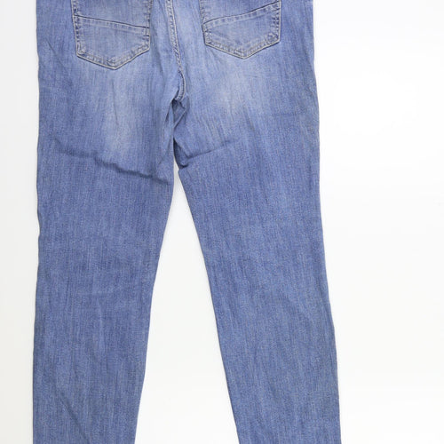 Cecil Womens Blue  Denim Straight Jeans Size 32 in L29 in