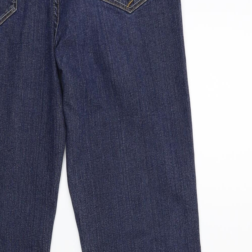 YES YES Womens Blue  Denim Bootcut Jeans Size 16 L28 in