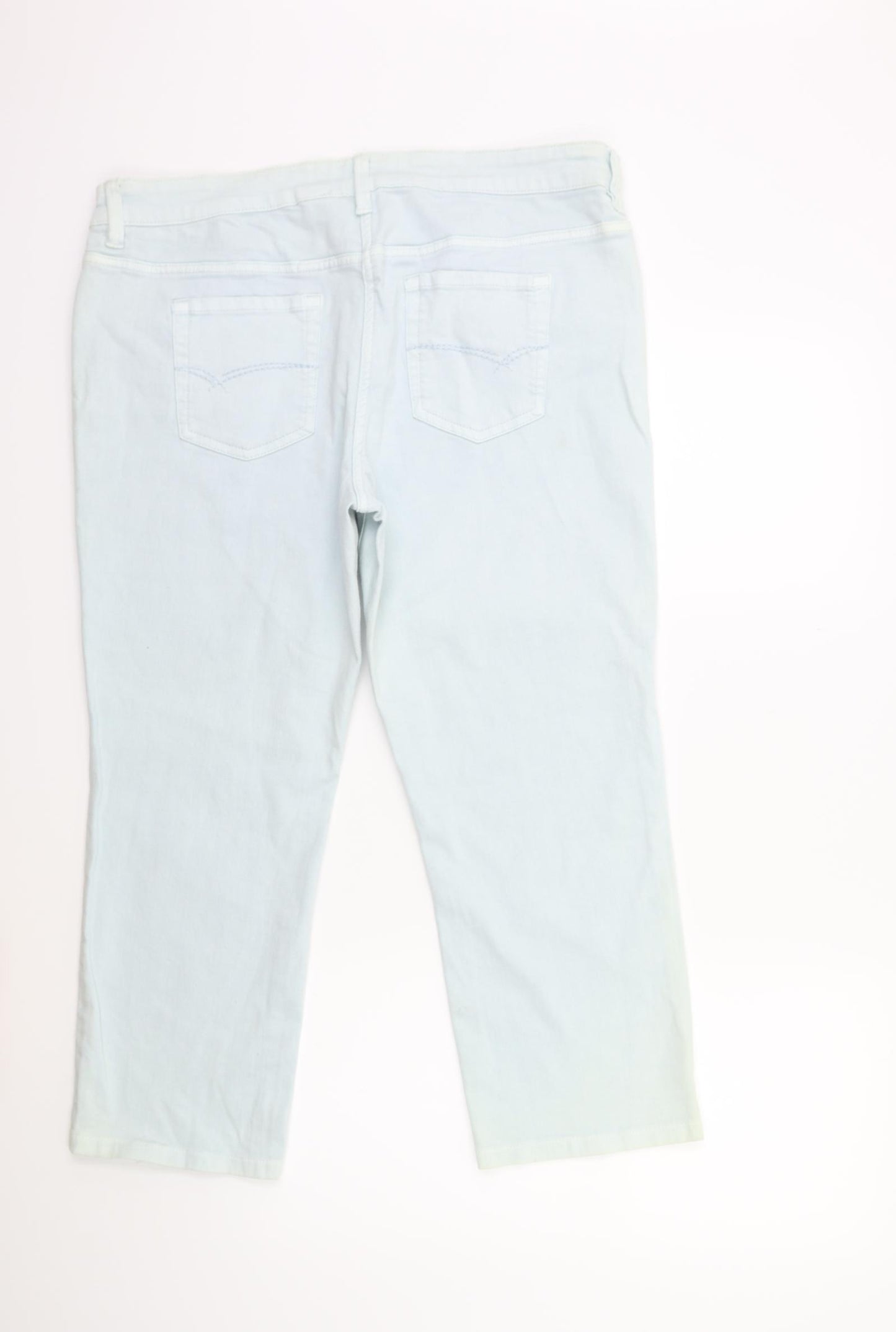 NEXT Womens Blue  Denim Cropped Jeans Size 18 L23 in
