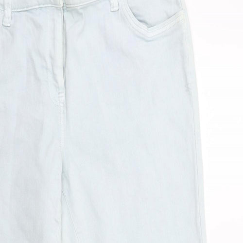 NEXT Womens Blue  Denim Cropped Jeans Size 18 L23 in