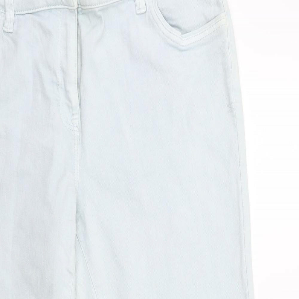 NEXT Womens Blue  Denim Cropped Jeans Size 18 L23 in