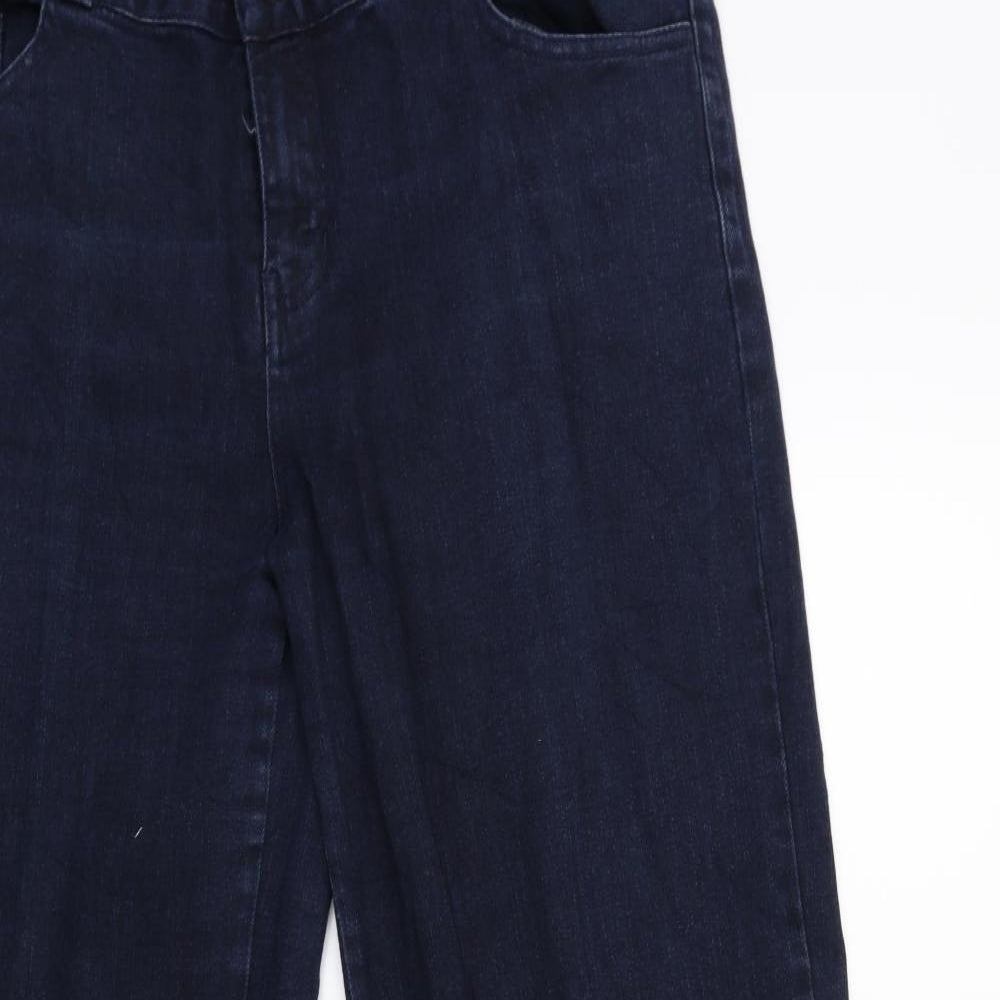 ZNK Womens Blue  Denim Wide-Leg Jeans Size 30 in L31 in