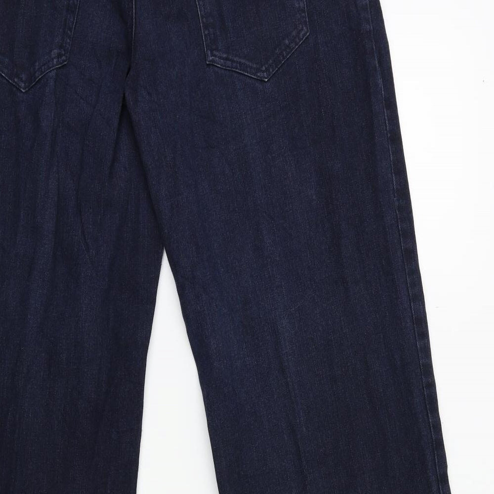 ZNK Womens Blue  Denim Wide-Leg Jeans Size 30 in L31 in