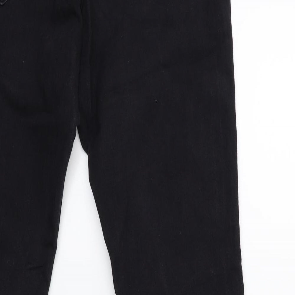 H&M Womens Black  Denim Skinny Jeans Size 28 in L27 in