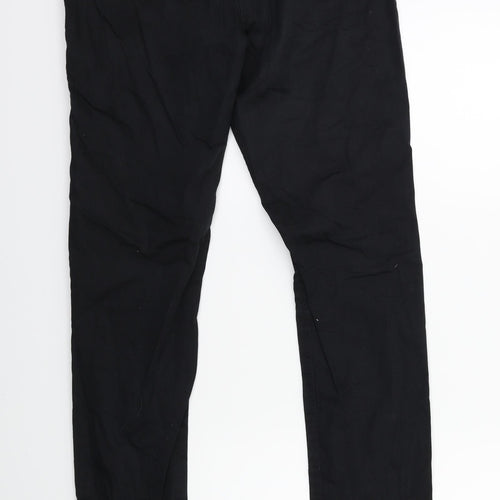 H&M Womens Black  Denim Skinny Jeans Size 30 in L30 in