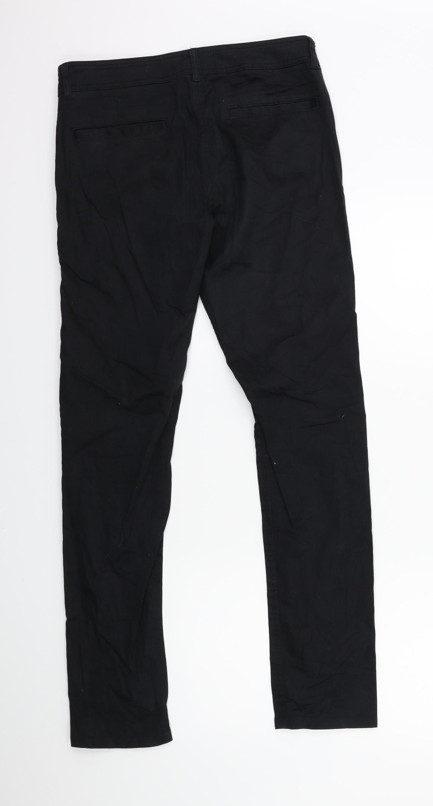H&M Womens Black  Denim Skinny Jeans Size 30 in L30 in
