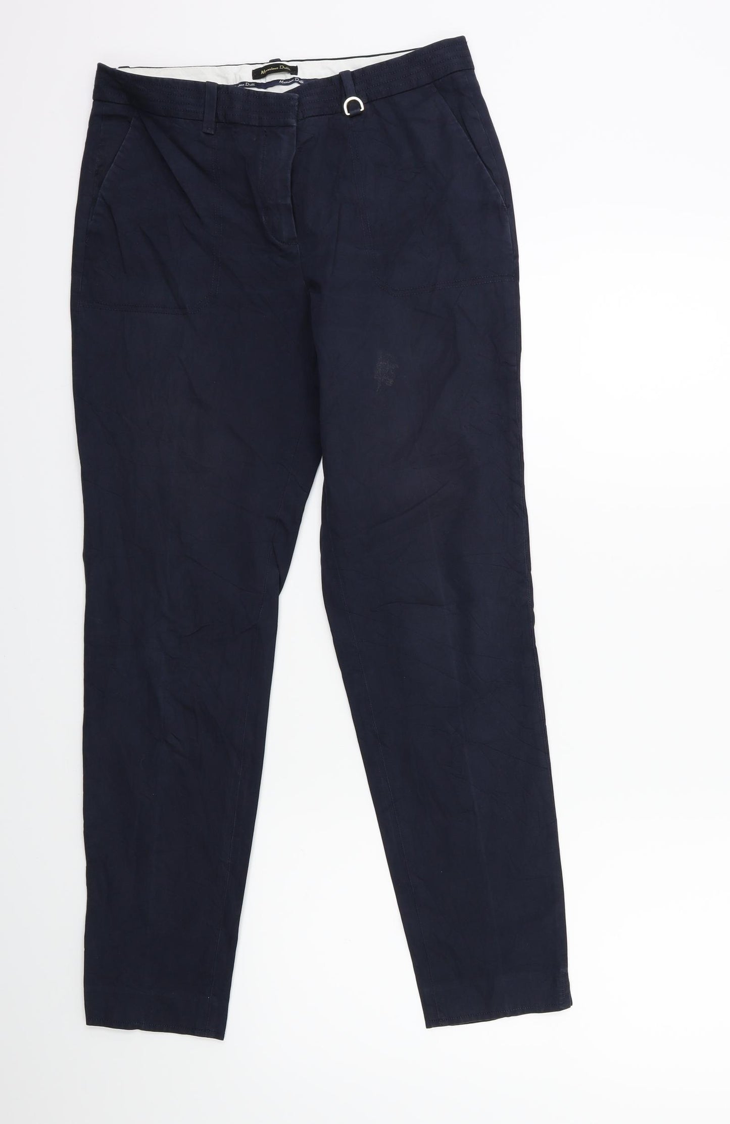 Massimo Dutti Womens Blue   Trousers  Size 28 in L28 in