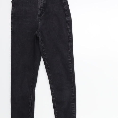Topshop Womens Black  Denim Skinny Jeans Size 26 in L30 in