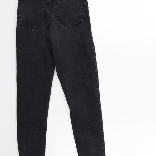Topshop Womens Black  Denim Skinny Jeans Size 26 in L30 in