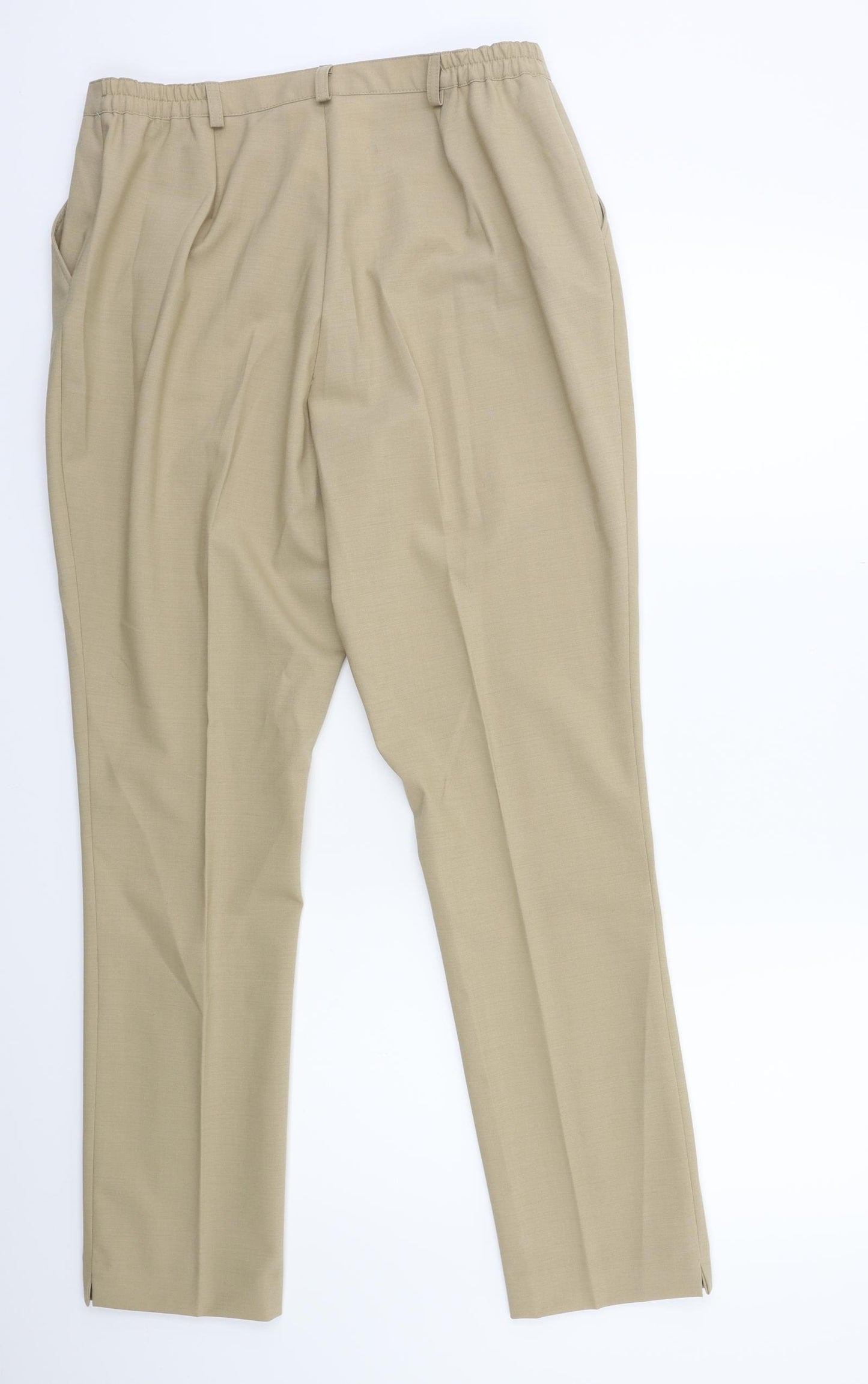 Damart Womens Beige   Trousers  Size 16 L29 in