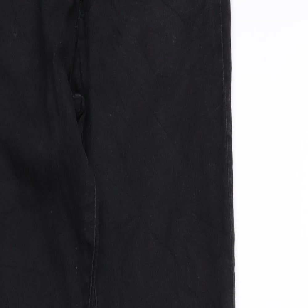 love cny Girls Black  Denim Skinny Jeans Size 14 Years