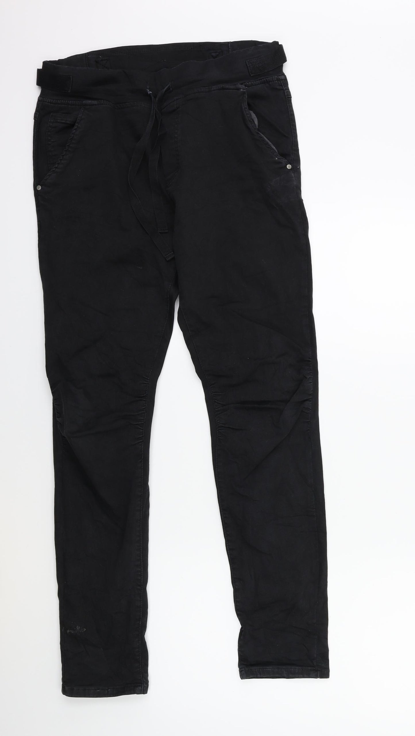 Preworn Womens Black  Denim Skinny Jeans Size XL L30 in