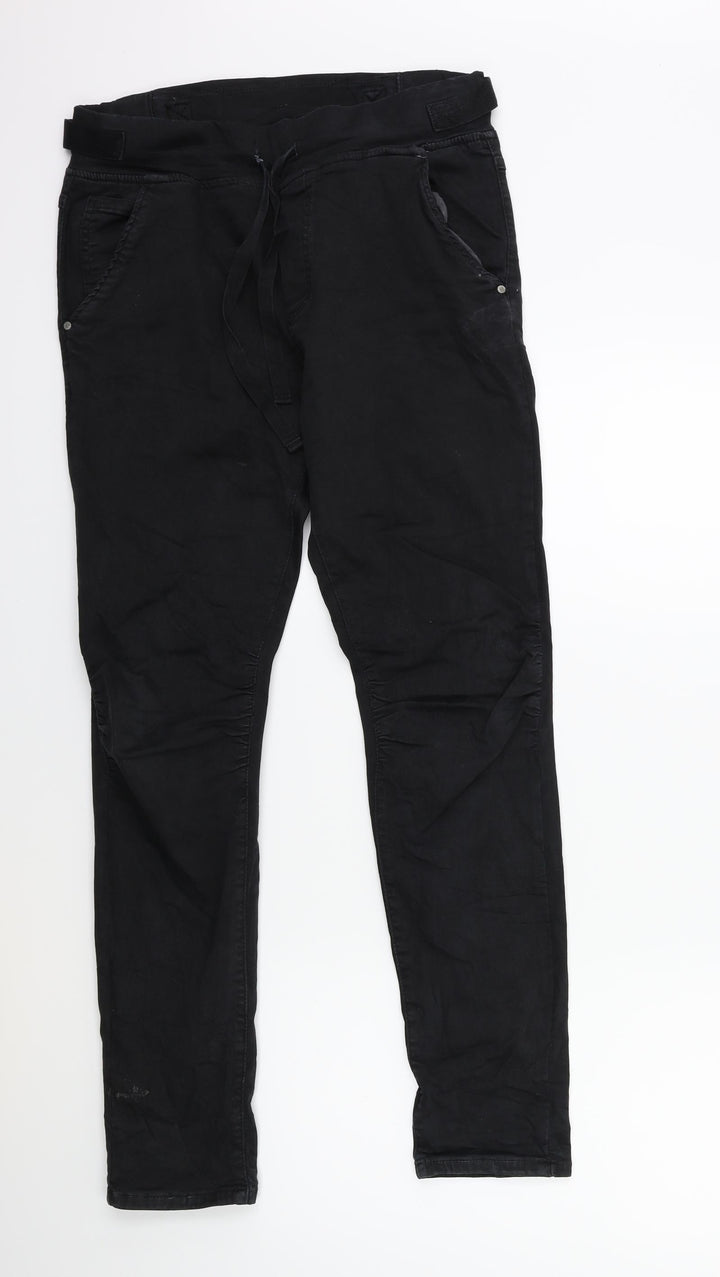 Preworn Womens Black  Denim Skinny Jeans Size XL L30 in