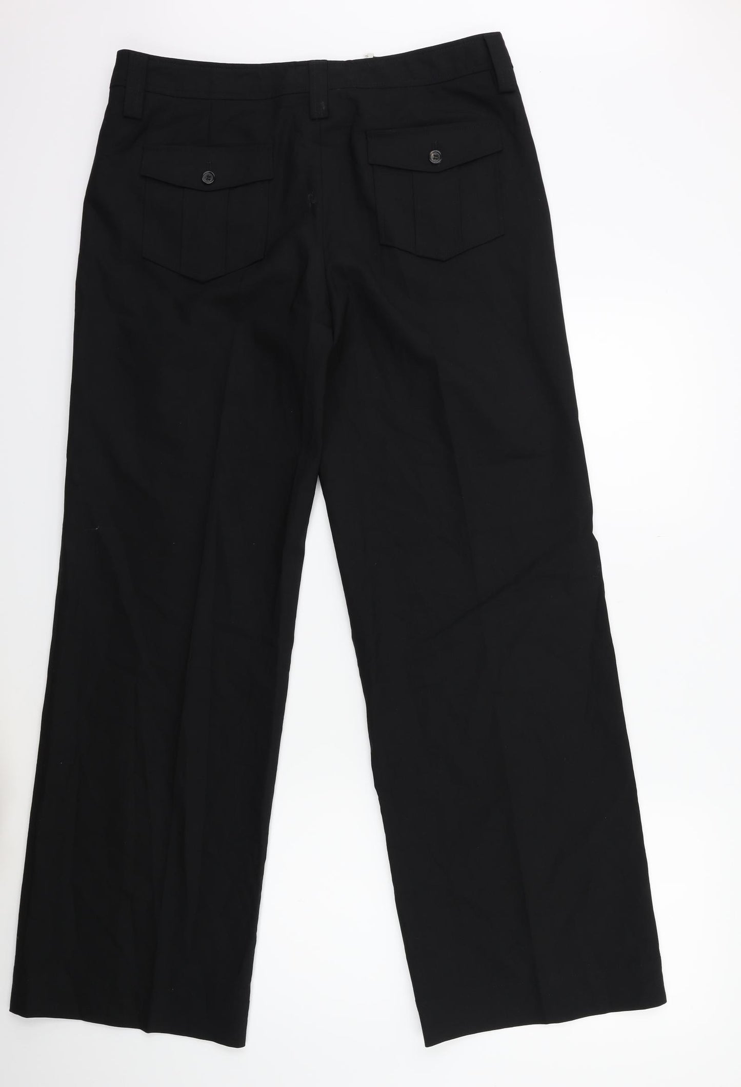 Rene Lezard Womens Black   Trousers  Size 12 L32 in